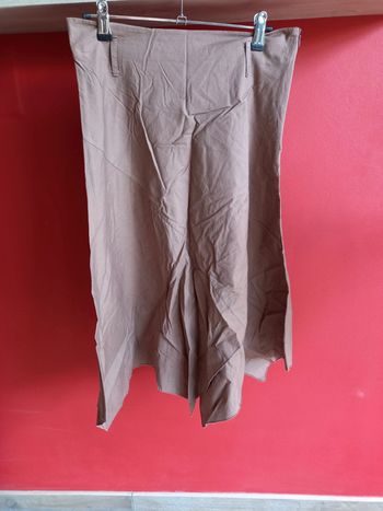 Vends jupe mi longue T 38 marron