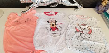 3 barboteuses disney 9 mois