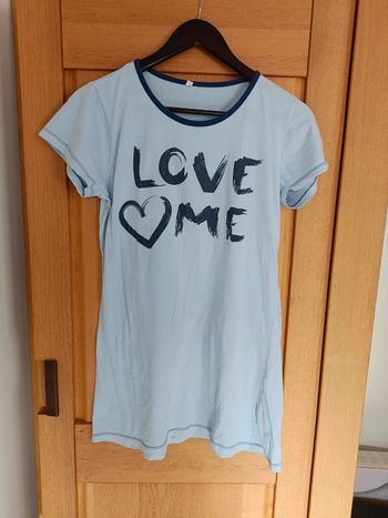 Chemise de nuit bleue