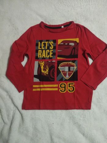 T-shirt manches longues 4 ans cars