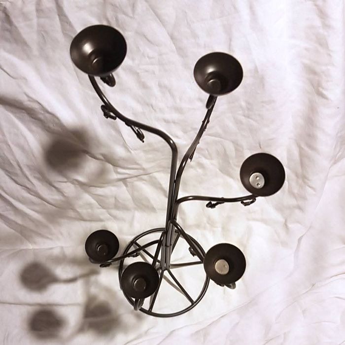 Grand chandelier à 6 bougeoirs - photo numéro 3