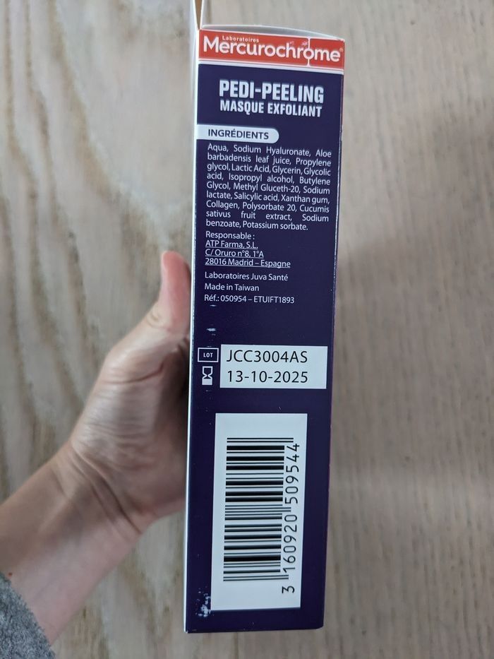 Mercurochrome pedi peeling neuf - photo numéro 2