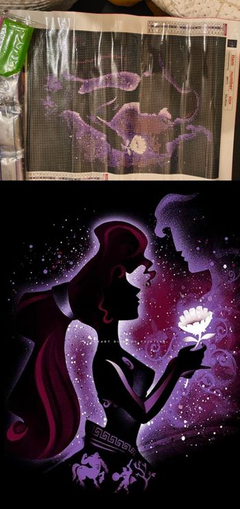 Diamant paint Disney Megara 30x40.