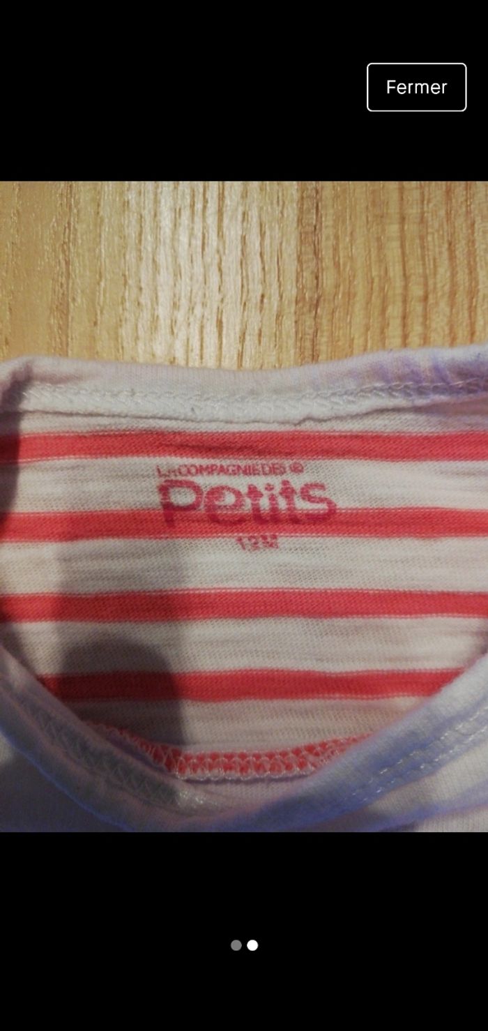 T shirt manche longue compagnie des petits - photo numéro 2