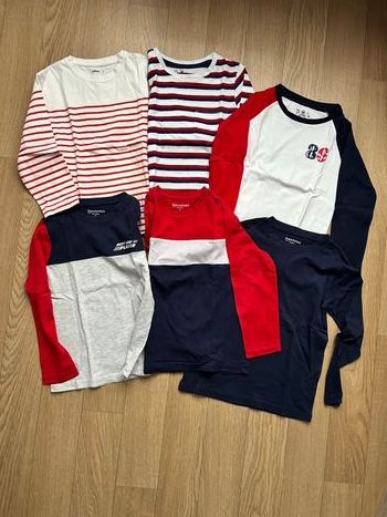 Lot 6 tshirts manches longues garçons 6ans