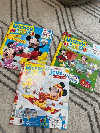 Lot 3 magazines enfant Disney 