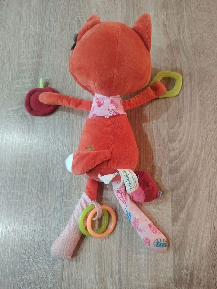 Alice la renarde peluche d'activités de la marque lilliputiens - photo numéro 2