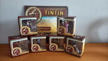 Collection complète 6 figurines Tintin