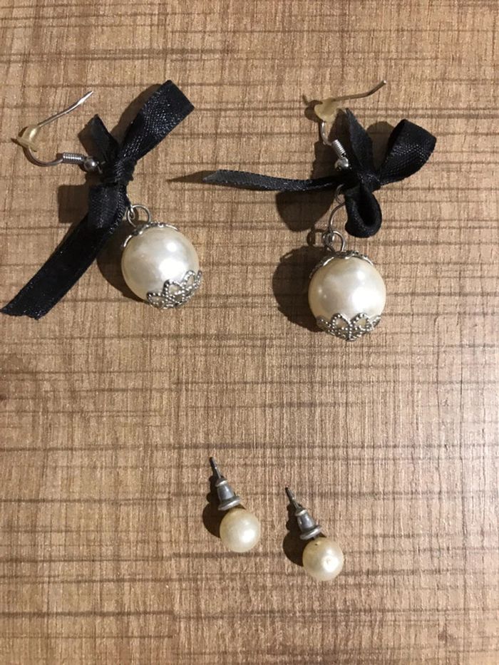 Lot collier et boucle d’oreille - photo numéro 3