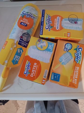 Lot de 4 boîte swiffer duster 