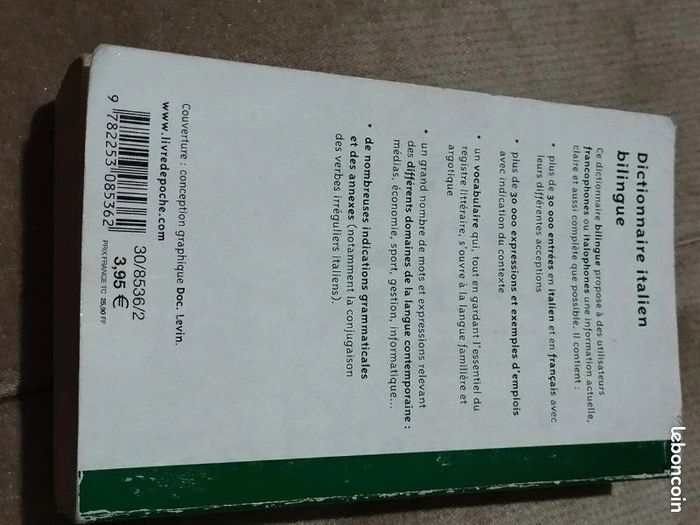 Dictionnaire bilingue francais italien  7576400949 - photo numéro 6