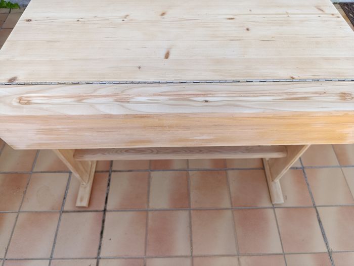 Pupitre d'écolier évolutif / bureau enfant en pin massif - photo numéro 7