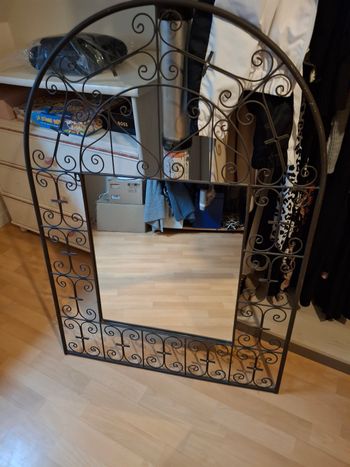 Miroir fer forgé