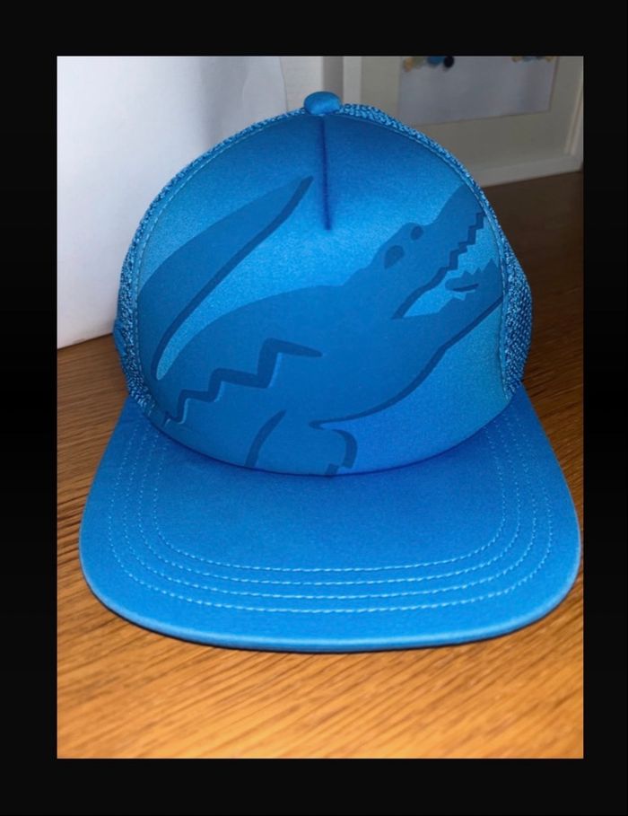 Casquette Lacoste RK2122 Bleue Authentique - photo numéro 2