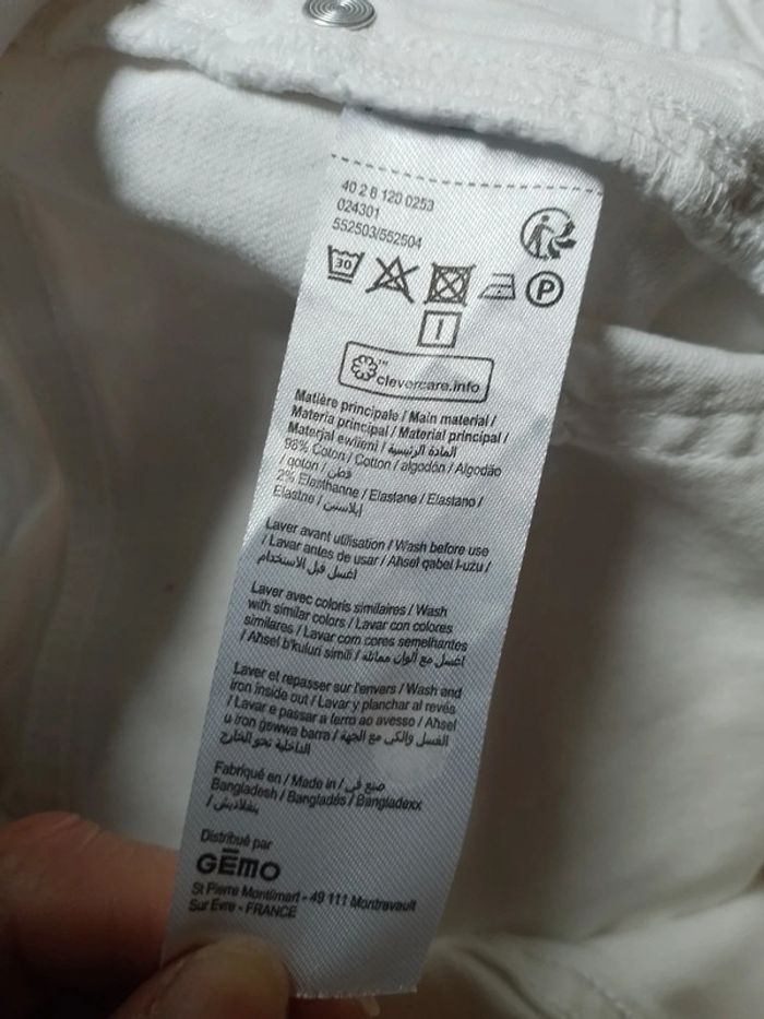 Short femme jaune et blanc Camps United - photo numéro 17