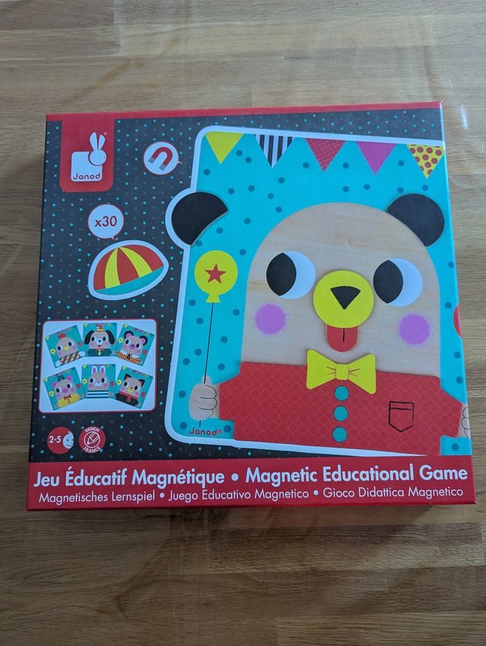 Jeu éducatif magnétique Janod