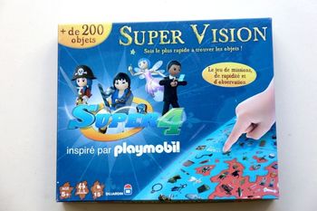 Jeu "Super vision, Super 4 Playmobil" Dujardin