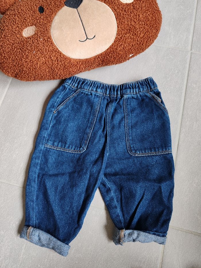 Superbe jeans mum vertbaudet 6m