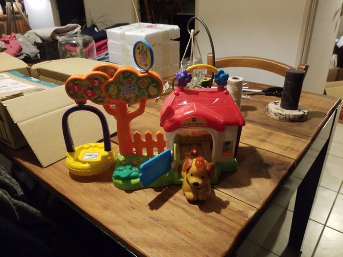 Chien et sa niche tut tut animaux