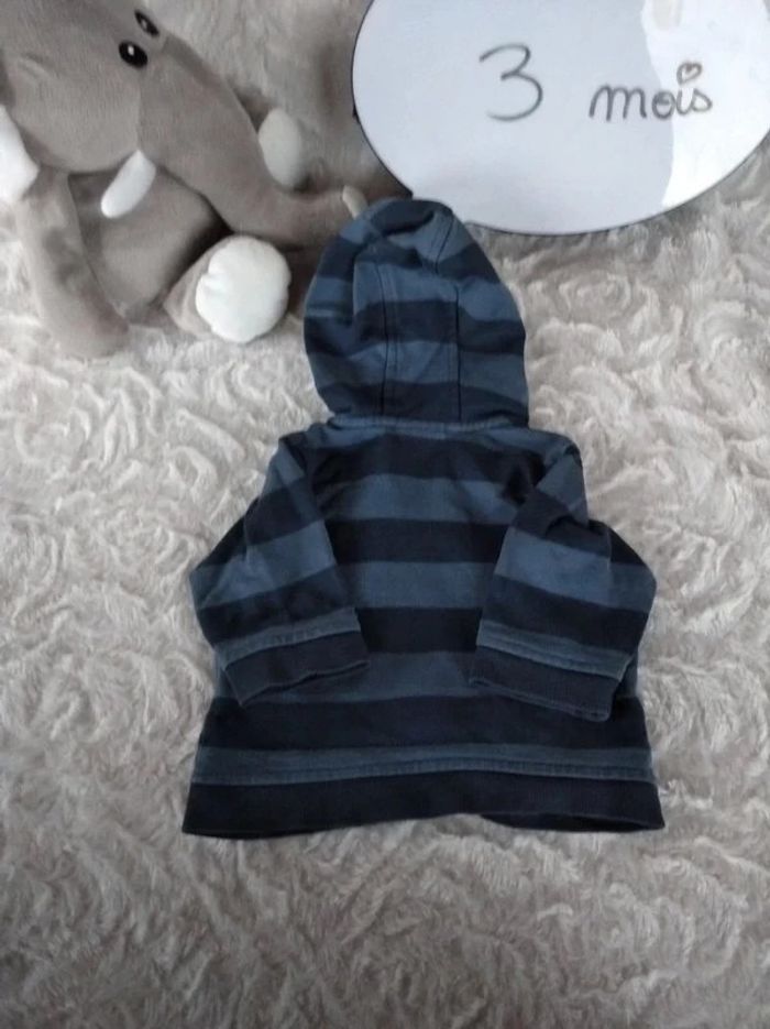 Veste Gilet avec capuche Garçon 3 mois Sergent Major Perroquet - photo numéro 10