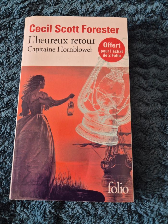 Livre titre L'heureux retour Capitaine Hornblower