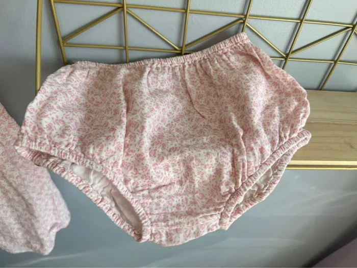 Robe + bloomer Petit bateau fille 24 mois neuf - photo numéro 4