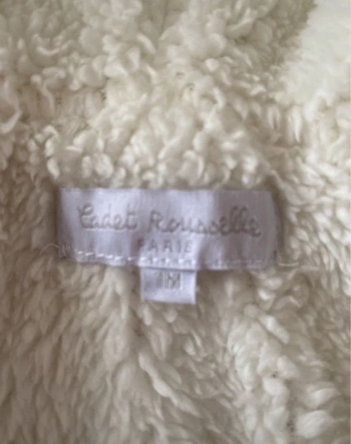 Gilets mixte Cadet Rousselle blanc   Chaud  taille  1 mois - photo numéro 6