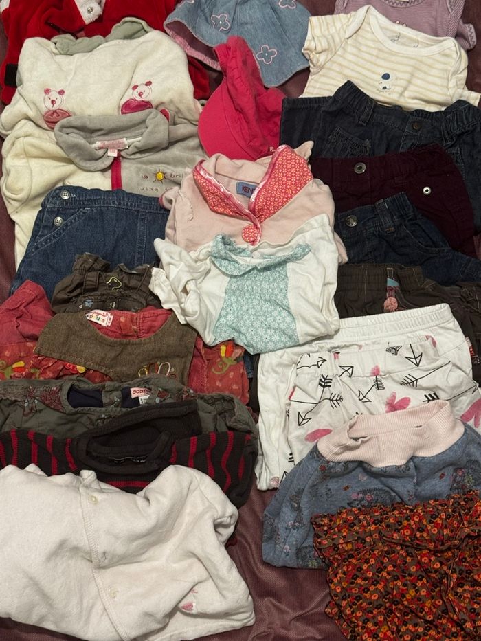 Lot de 24 habits 6 mois