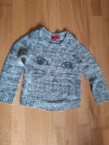 Pull imprimé chat 5 ans