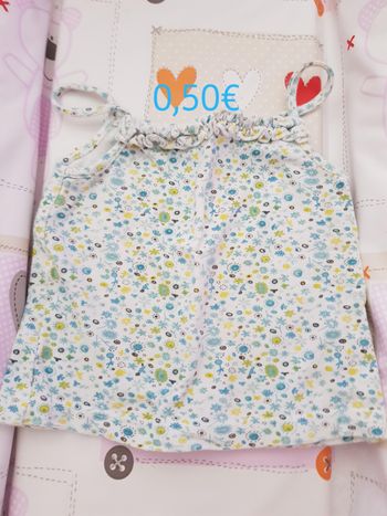 Tee-shirt a Bretelle 6mois