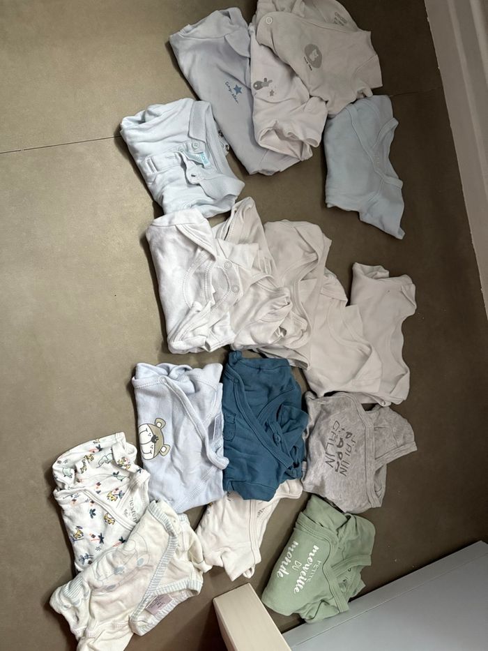 vêtements bébé garçon été 1 mois - photo numéro 3