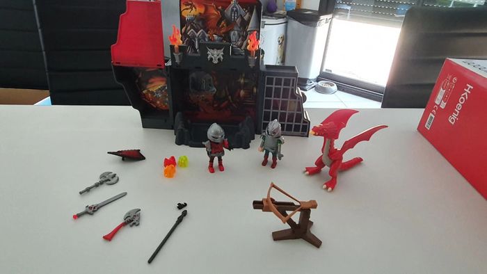 Playmobil 5420 chevalier dragon transportable - photo numéro 2