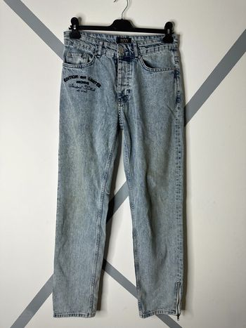 Jean Large à broderie homme