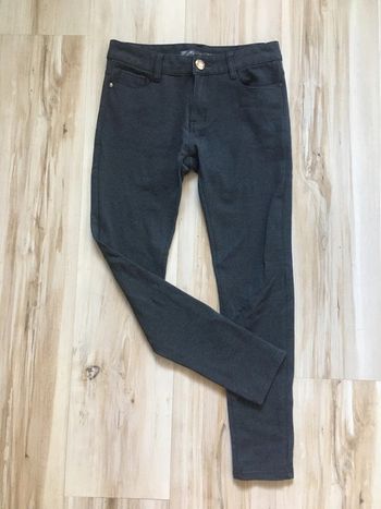Pantalon jegging gris foncé taille 36 état satisfaisant