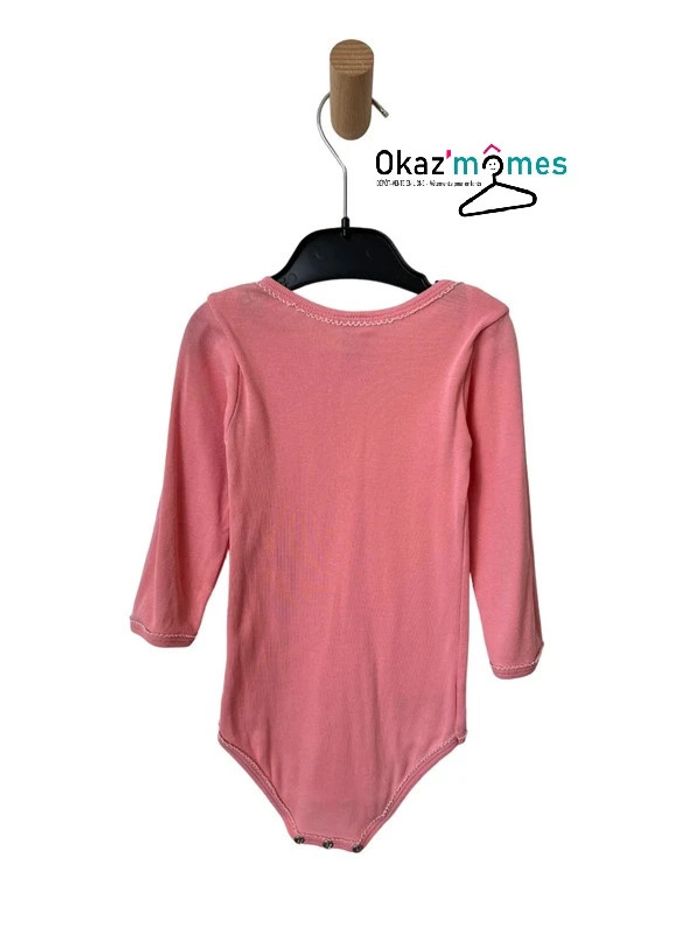 Body à manches longues rose - Petit Bateau 18 mois (81cm) - photo numéro 3