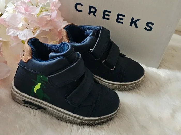 Baskets Sneakers Montantes Scratch Enfilage Facile Creeks T22