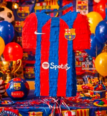 Pinatas XL foot barca anniversaire 