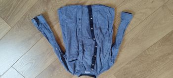Chemise manches longues bleu foncé Okaïdi - 8 ans 