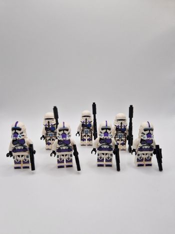 Figurines type lego 7 clones de la 187ème star wars