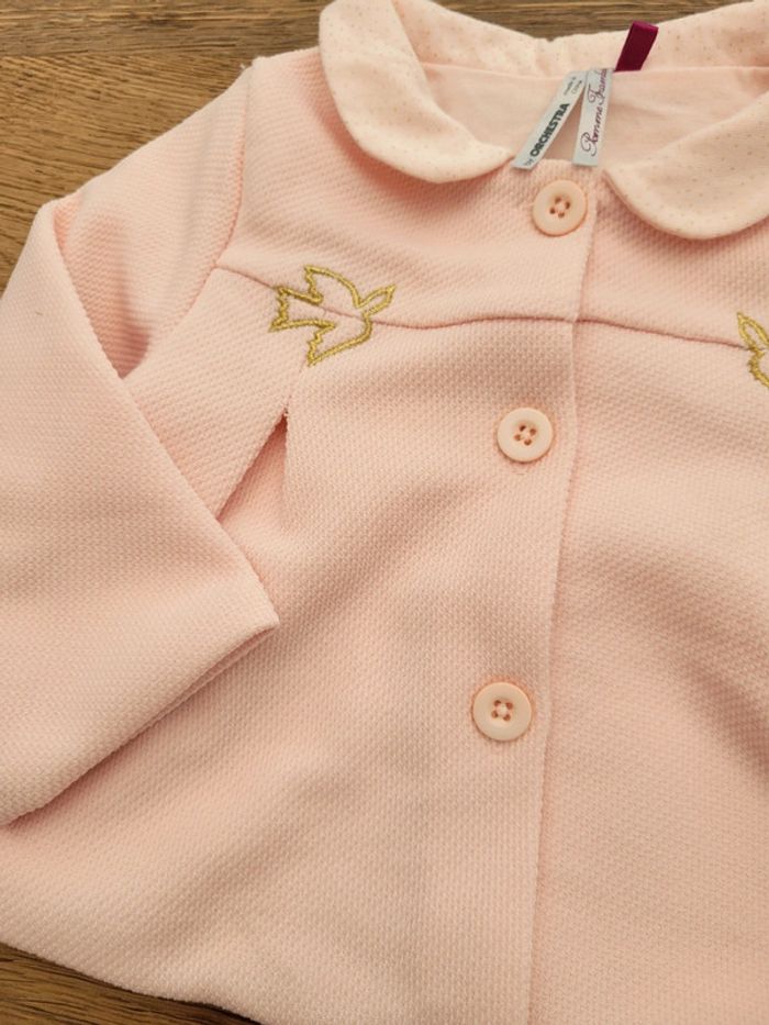 Veste style cérémonie rose pâle - 3 mois - photo numéro 2