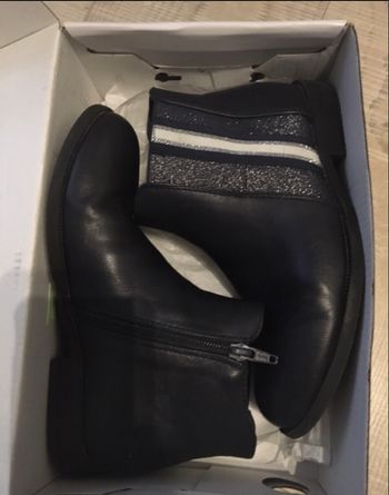 Bottines en cuir - taille 35