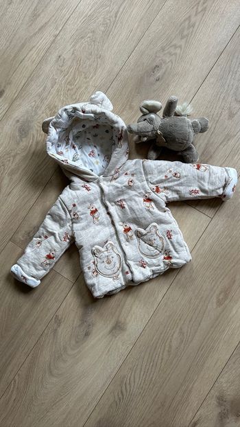 Manteau chaud coton , hiver 3-6 mois Winnie L’ourson