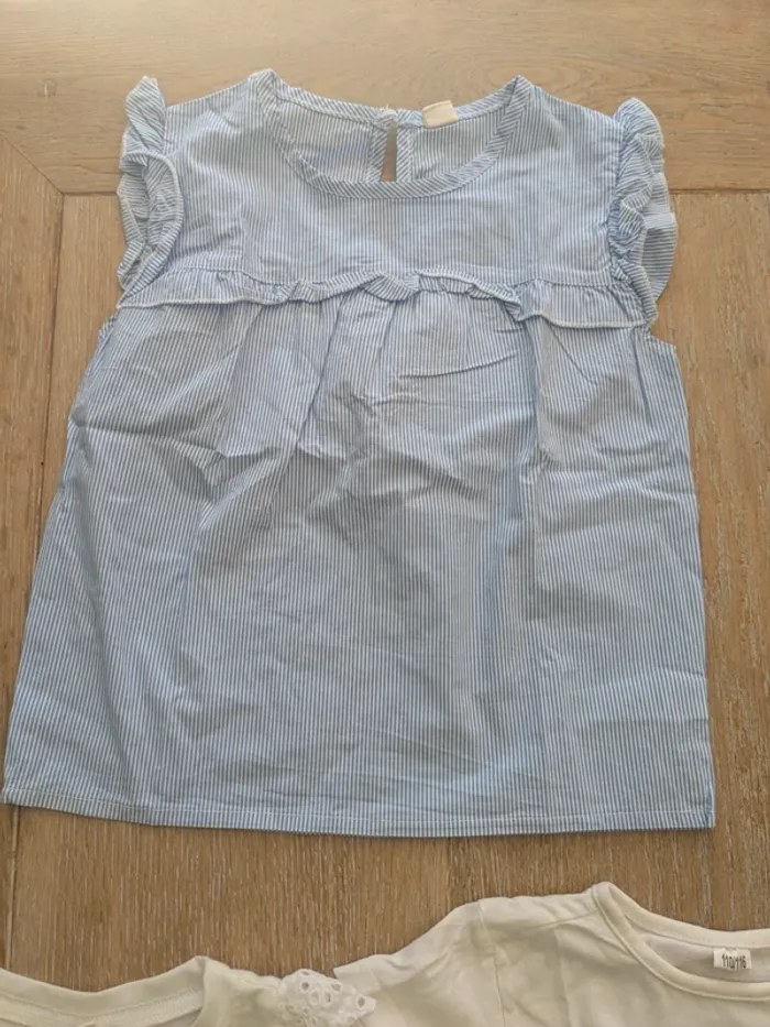 Lot tee shirt fille 5 ans - photo numéro 5