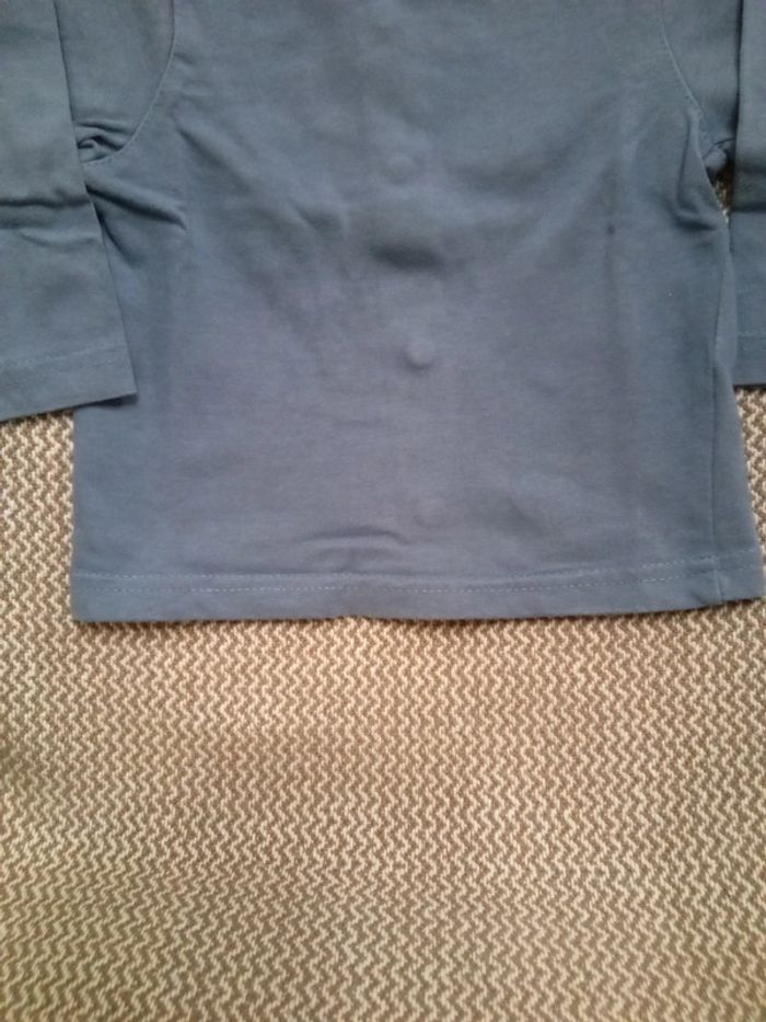 T-shirt manche longue bleu T.12 mois - Culbuto - photo numéro 7