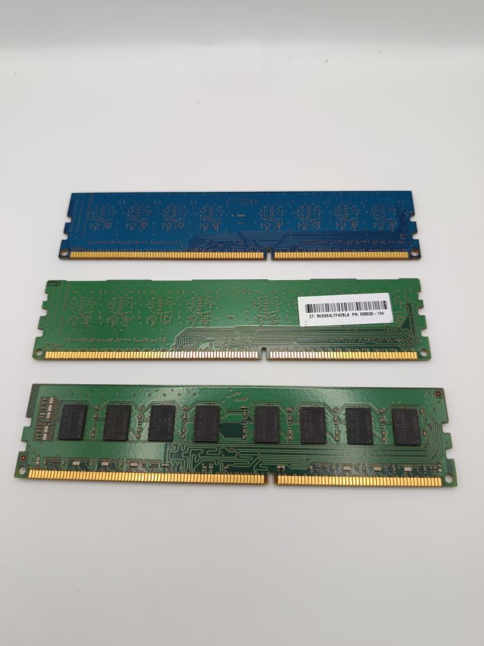 LOT 3 CARTES MÉMOIRE RAM DDR3   4GB X3  TOTAL 12GB - photo numéro 2