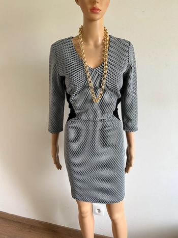 Robe noire et blanche Morgan taille L jamais portée