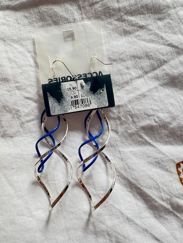 Boucles d’oreille torsadées - photo numéro 2