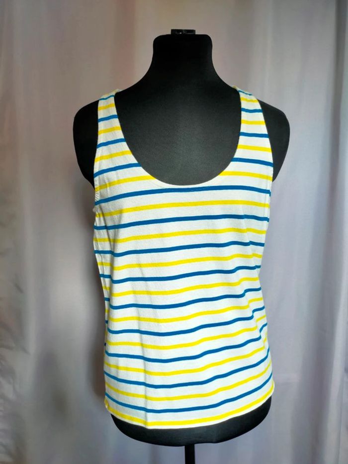 Débardeur marinière rayé – Petit Bateau – T. M - photo numéro 10