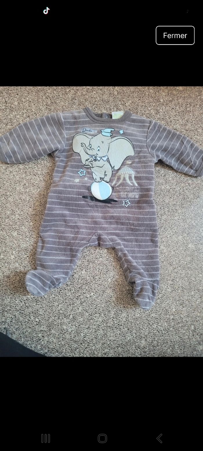 Lot pijamas 0mois - photo numéro 2