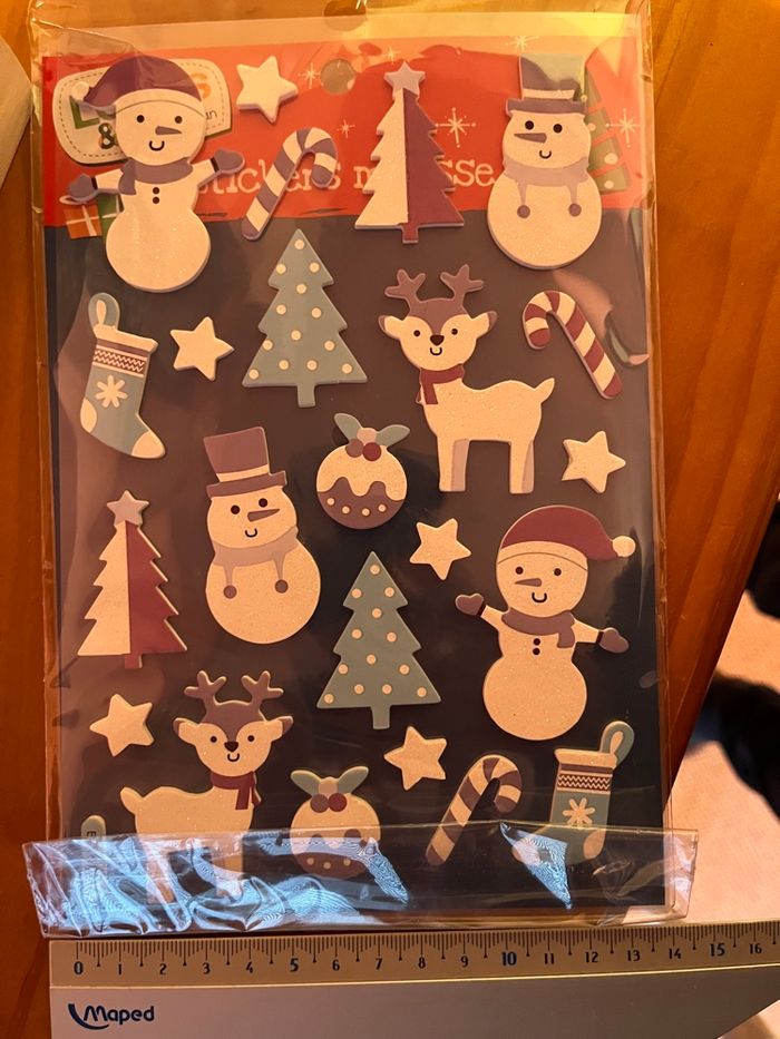 Stickers mousse Noël - photo numéro 3